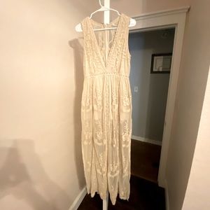 Boutique romper dress lace